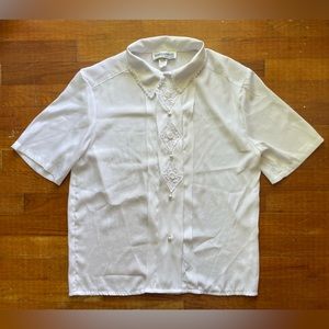 Vintage button-up blouse